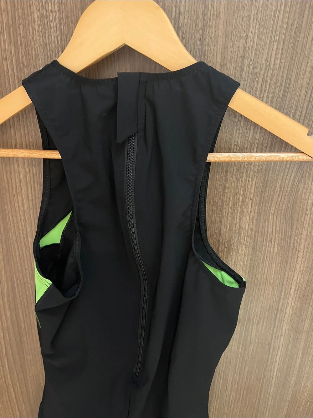 Men's Black Swimskin with Lime Accents - Performance Open Water Suit